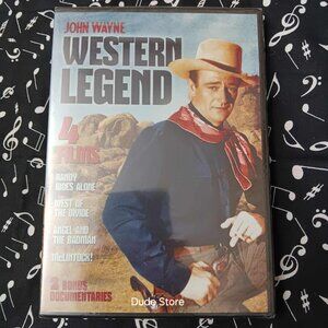 John Wayne - Randy Rides Alone, West of Divide, Angel/Badman, McLintock  '12 DVD